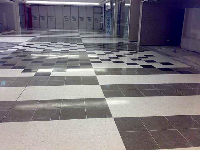 Modern interior with hard flooring